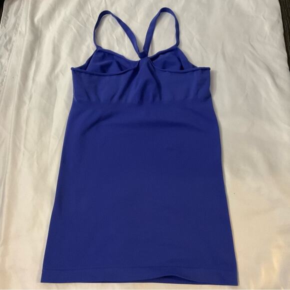Barely There Blue Spandex Exercise Tank Camisole L Athleisure Activewear Casual - Picture 4 of 8